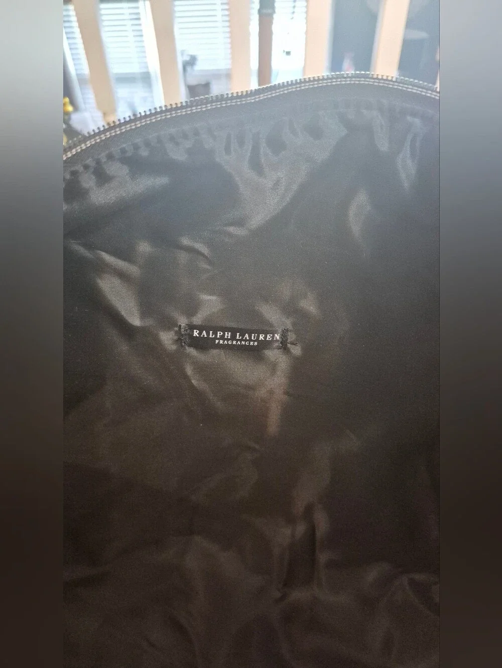 Ralph Lauren Black Canvas Duffel with Embroidered Pony